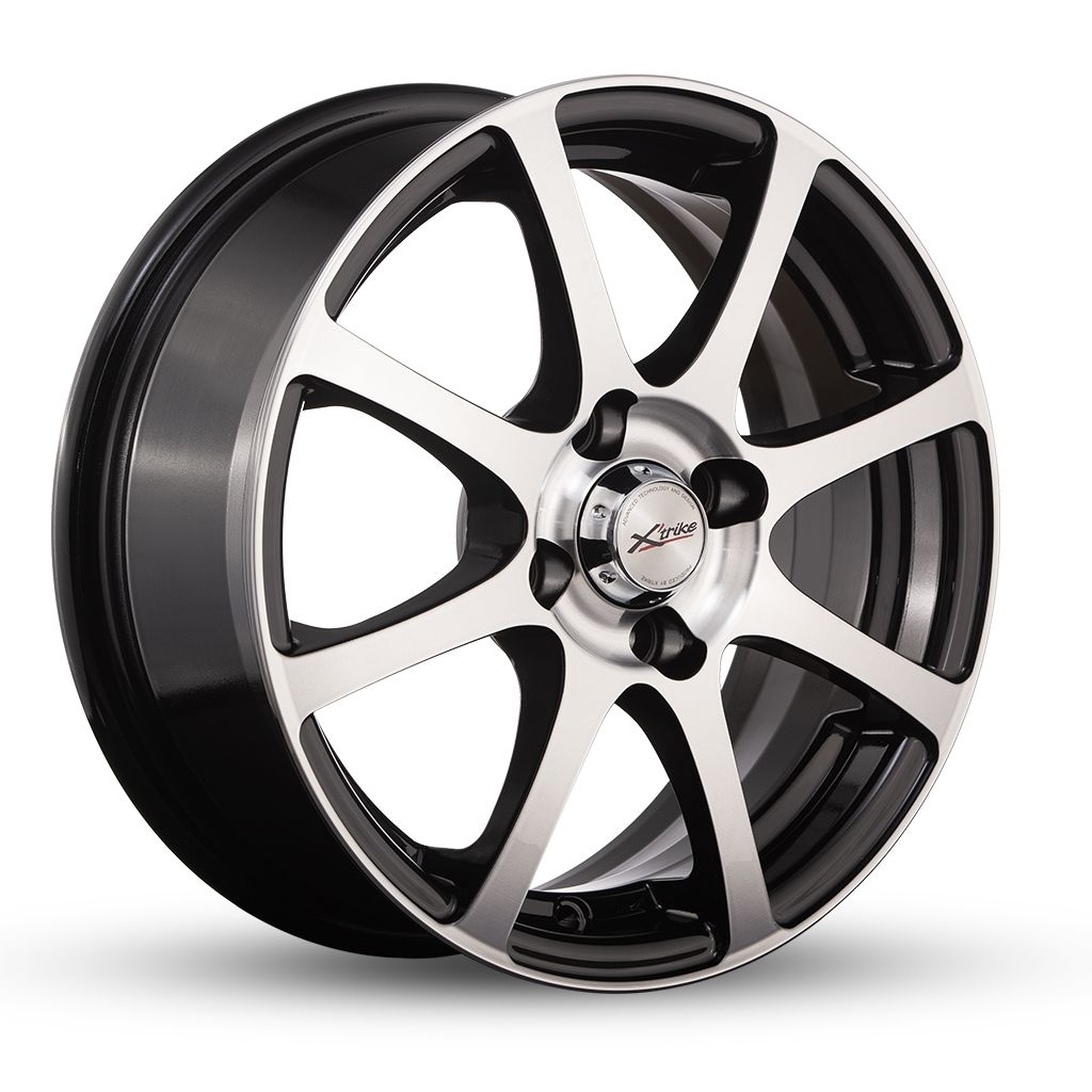 Литой диск Xtrike X-114М 5,5x14 4x100 DIA67,1  ET45  BK/FP