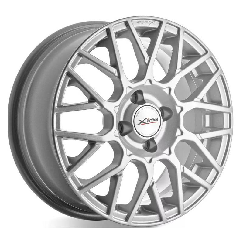 Литой диск X'trike X-132 6x15 5x100 DIA57,1  ET38  Насыщеный серебристый