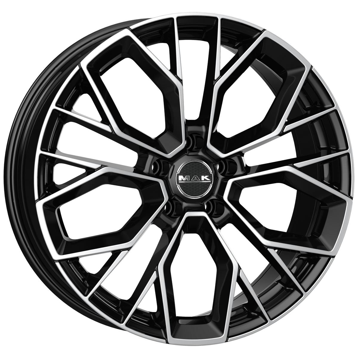 Литой диск MAK Stilo 8,0x18 5x108 DIA72  ET45  Black Mirror