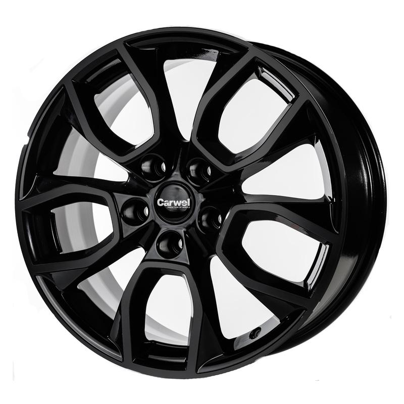 Литой диск Carwel Хасан 7,0x18 5x114.3 DIA54.1  ET53  BK