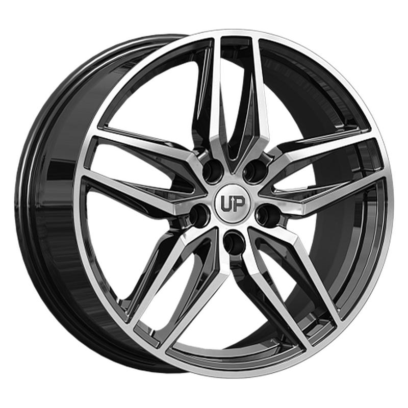 Литой диск Wheels UP Up112 New Diamond 7.0x18 5x108 DIA60,1  ET33  Черный