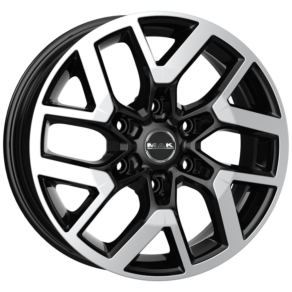 Литой диск MAK Gravel 7,5x17 6x139.7 DIA100,1  ET33  Black Mirror
