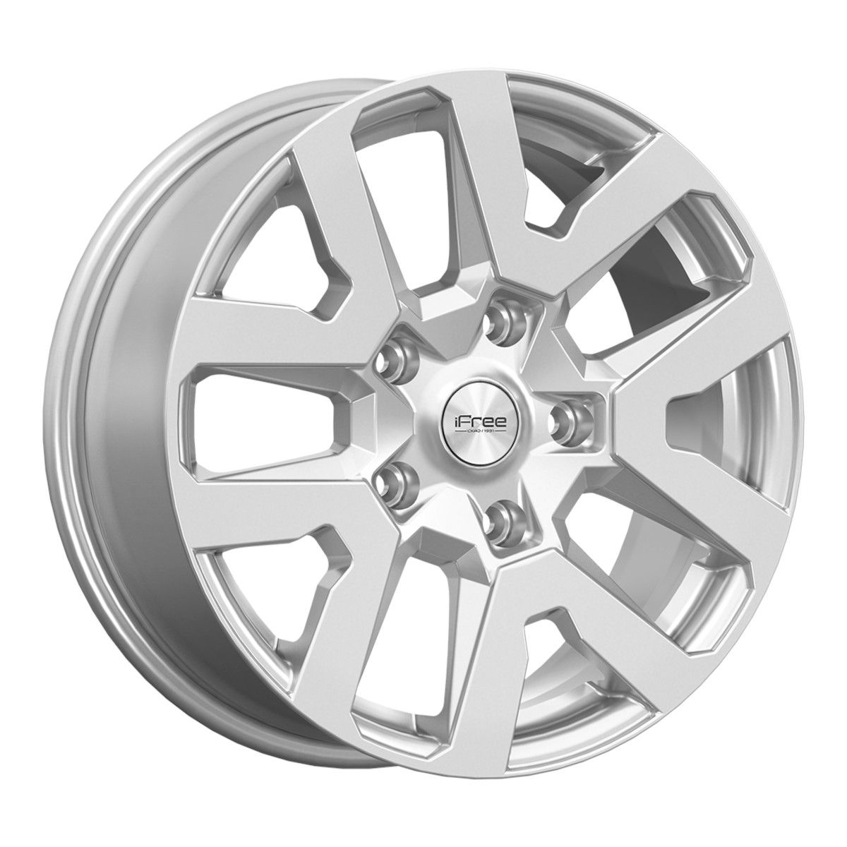 Литой диск iFree Original Трикстер (КС1170) 7,0x17 5x139.7 DIA98  ET40  Сильвер