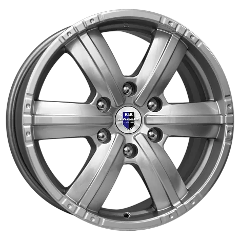 Литой диск K&K Окинава Дарк Платинум 8.0x18 6x139.7 DIA67,1  ET38  Серебристый