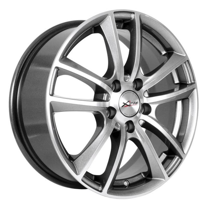 Литой диск X'trike X-116М 6,50x16 5x112 DIA57,1  ET45  Темно-серебристый