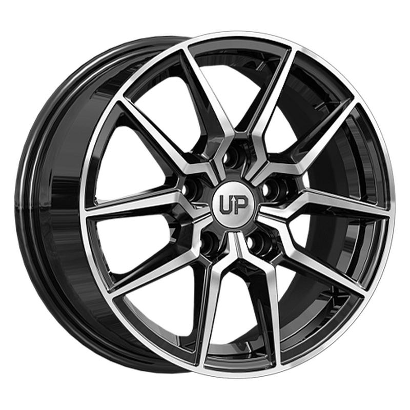 Литой диск Wheels UP Up117 New Diamond 6.5x15 5x114.3 DIA67,1  ET45  Черный