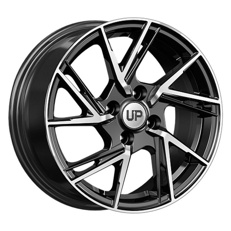 Литой диск Wheels UP Up115 New Diamond 6.5x15 5x100 DIA57,1  ET38  Черный