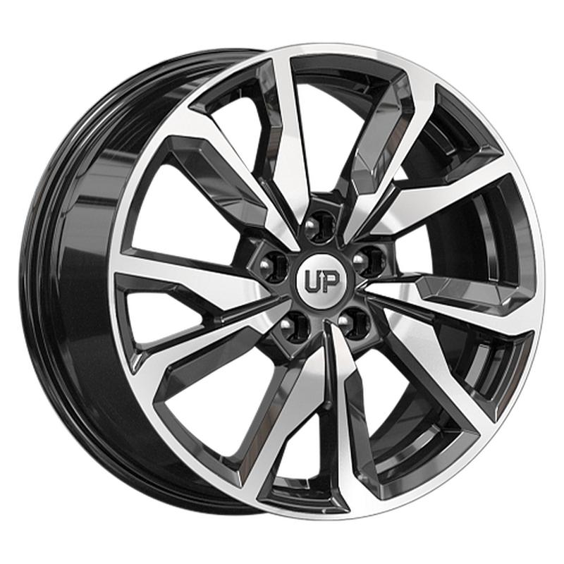 Литой диск Wheels UP Up114 New Diamond 7.0x17 5x112 DIA57,1  ET40  Черный