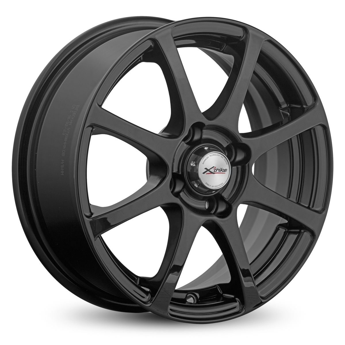 Литой диск Xtrike X-114М 5,5x14 4x98 DIA58,5  ET35  BK