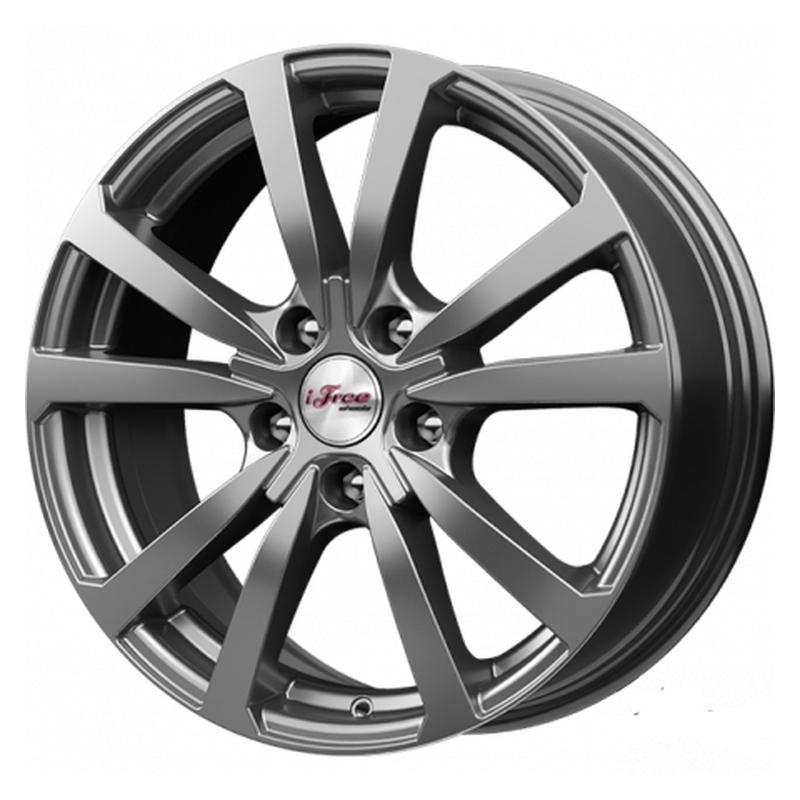 Литой диск iFree KC645-08-hw Бэнкс 7x17 5x108 DIA67,1  ET45  Графитовый