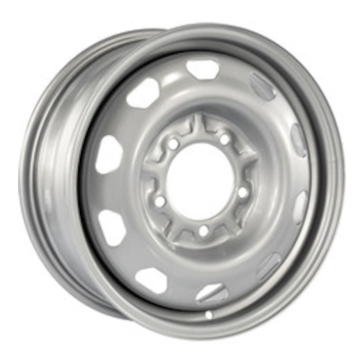 Штампованный диск TREBL LT2887D_P 6,0x16 5x139.7 DIA108,6  ET45  Silver