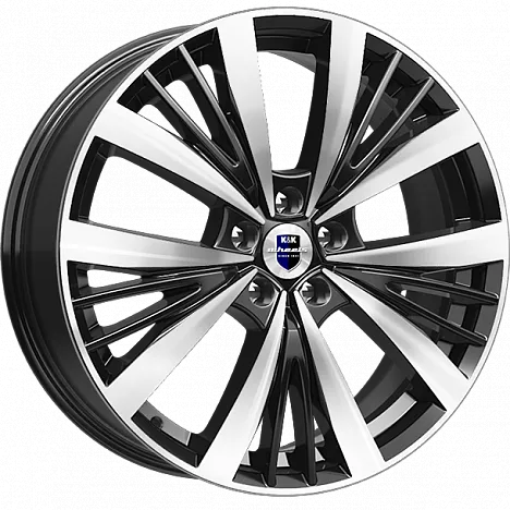 Литой диск K&K Марвел Алмаз Черный 7.5x19 5x112 DIA66,6  ET45  Черный