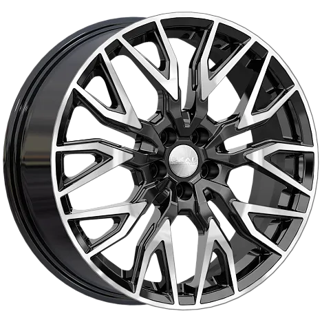 Литой диск SKAD Эльба Алмаз 7.0x18 5x108 DIA60,1  ET33  Черный