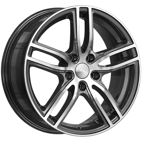 Литой диск SKAD Брайтон Алмаз 7.0x17 5x112 DIA57,1  ET40  Черный