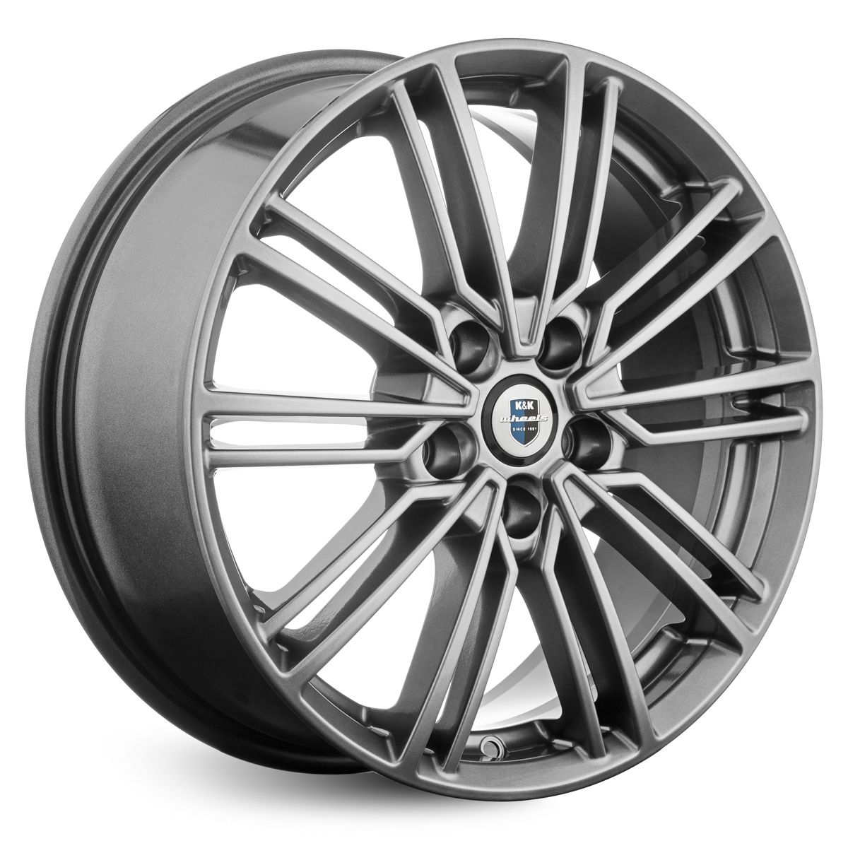 Литой диск КиК Эрфурт (КС898) 7,0x17 5x110 DIA63,35  ET48,5  Дарк платинум