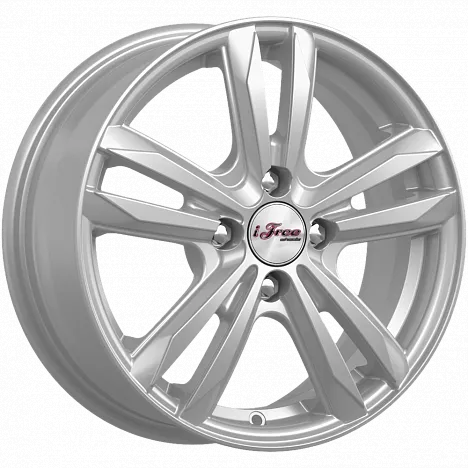 Литой диск iFree Маскот 6x15 4x100 DIA67,1  ET45  Серебристый