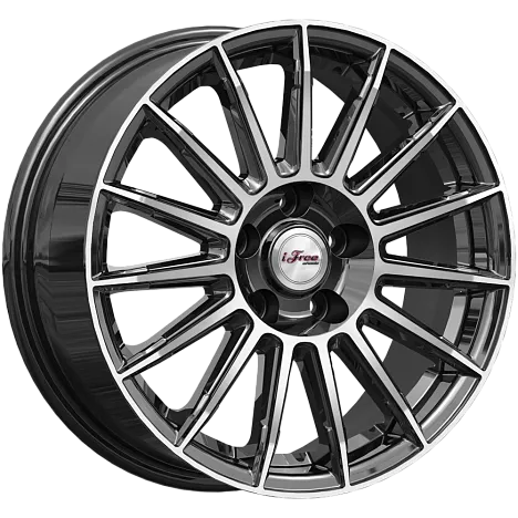 Литой диск iFree Азур Блэк Джек 6.5x16 5x100 DIA57,1  ET38  Черный