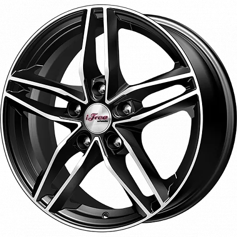 Литой диск iFree Moskva (КС689) 6,5x16 5x100 DIA67,1  ET40  Блэк Джек