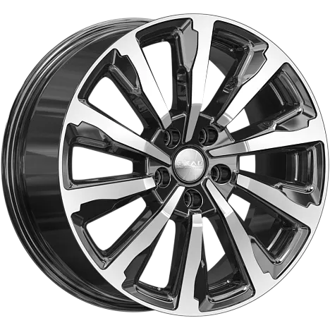Литой диск SKAD Астер Алмаз 8.0x18 5x114.3 DIA67,1  ET45  Черный