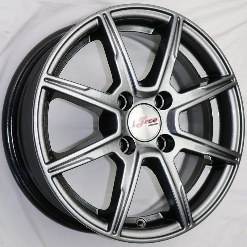 Литой диск iFree KC1029-hw Майами лайт 5.5x14 4x98 DIA58.5  ET27  Хай вэй / Графитовый