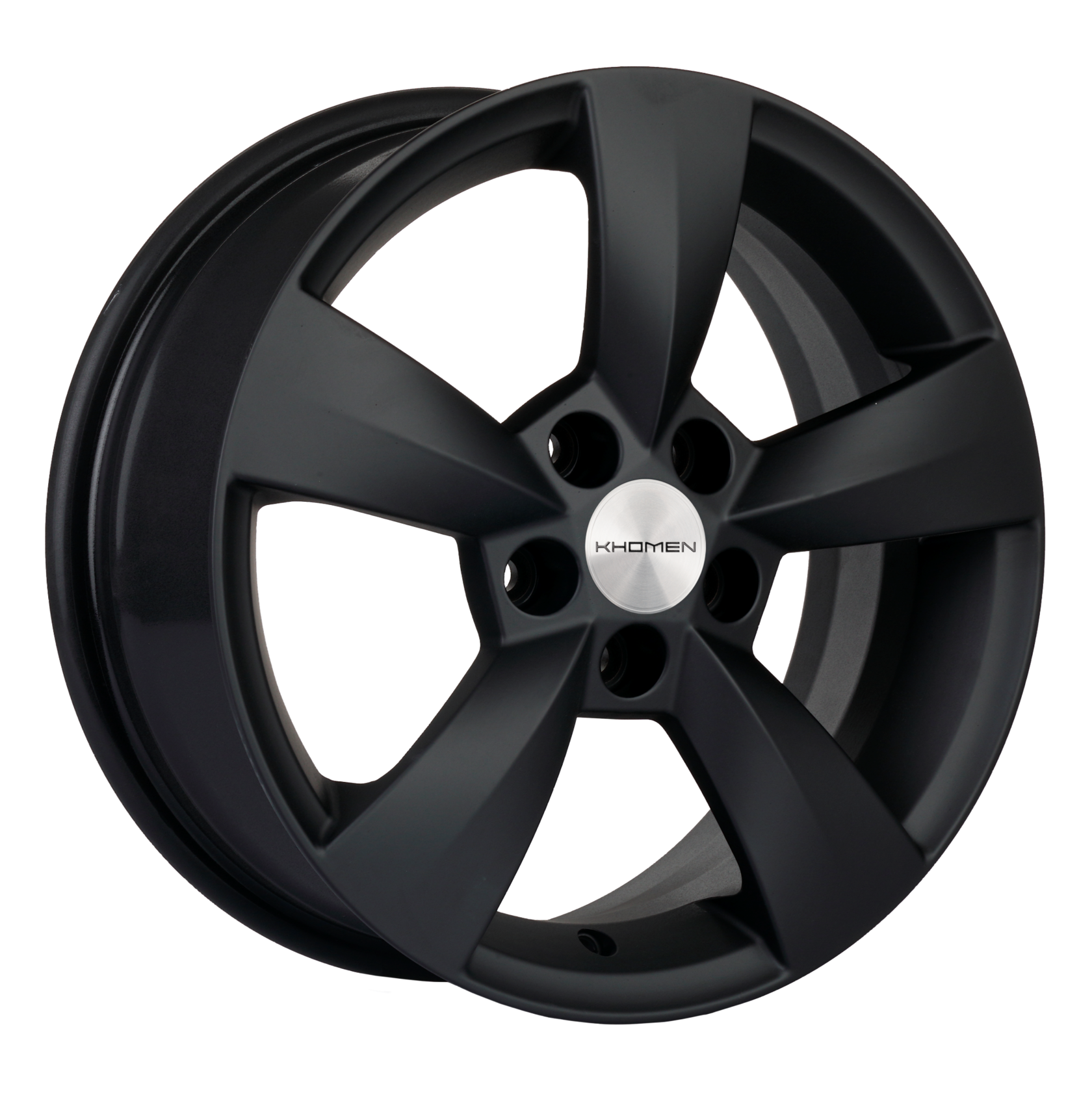 Литой диск Khomen Wheels KHW1504 (Rapid) 6x15 5x100 DIA57,1  ET38  Черный