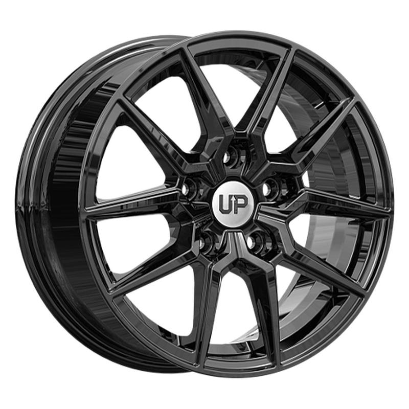 Литой диск Wheels UP Up117 New Black 6.5x15 5x114.3 DIA60,1  ET39  Черный