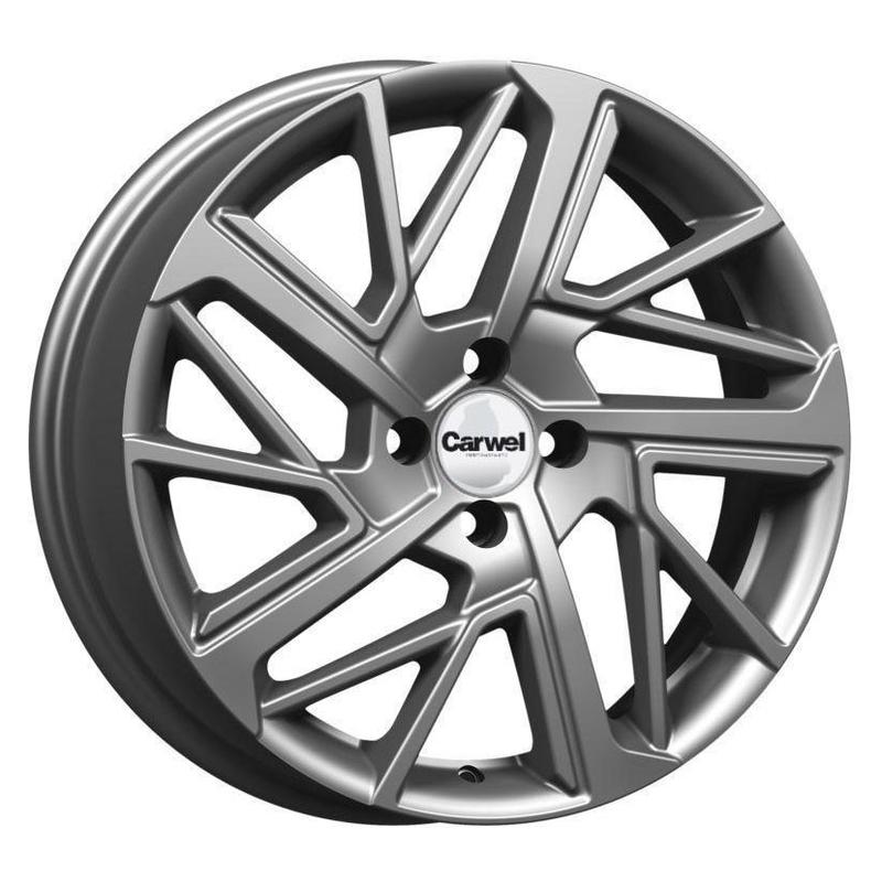 Литой диск Carwel Мадон 267 6.5x17 5x114.3 DIA54.1  ET45  SB / Насыщенный серебристый металлик