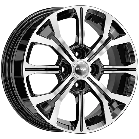 Литой диск K&K КС945 6x15 4x100 DIA54,1  ET46  Алмаз черный