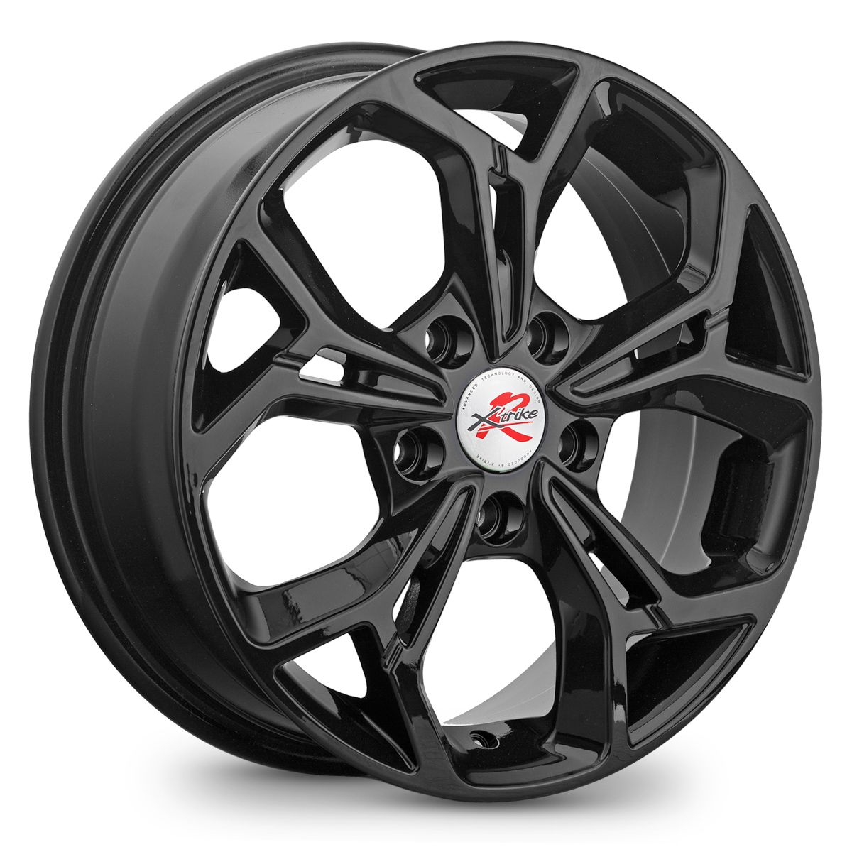Литой диск XtrikeRST R016 6,0x16 5x114.3 DIA67,1  ET43  BK