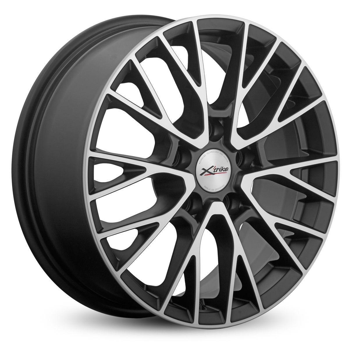Литой диск Xtrike X-135 6,5x16 5x114.3 DIA67,1  ET45  BKM/FP