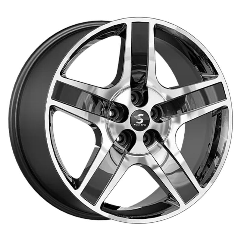 Литой диск K&K Premium КР008 (20_ Evoque) 8,5x20 5x108 DIA63,35  ET40  Черный с алмазной проточкой