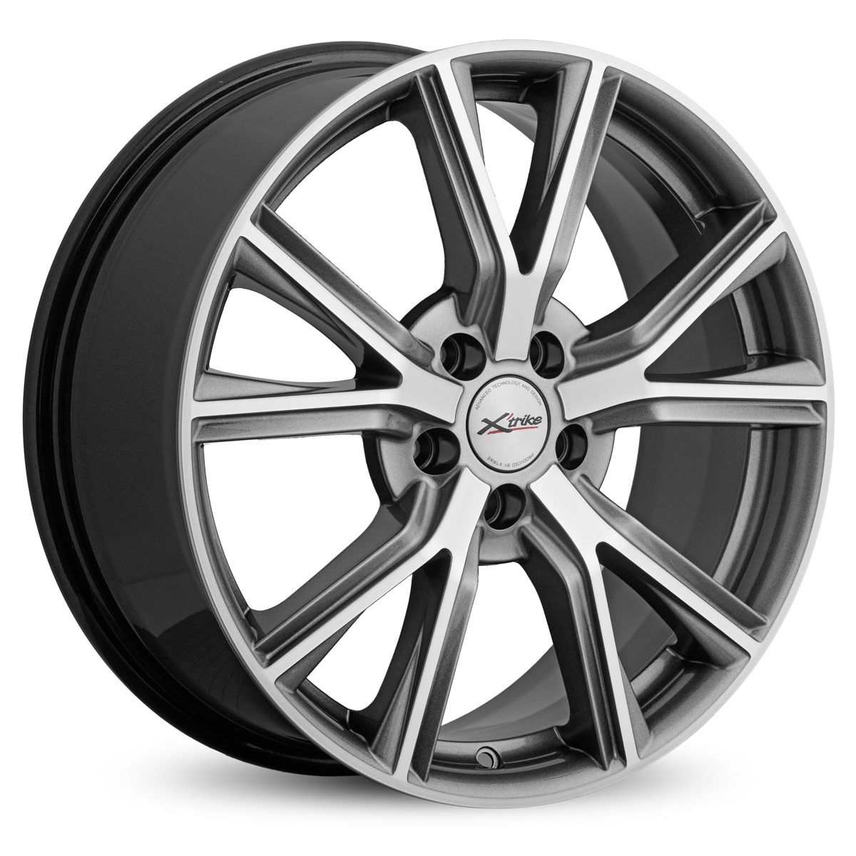 Литой диск X'trike X-122 7,5x18 5x114.3 DIA67,1  ET45  BK/FP