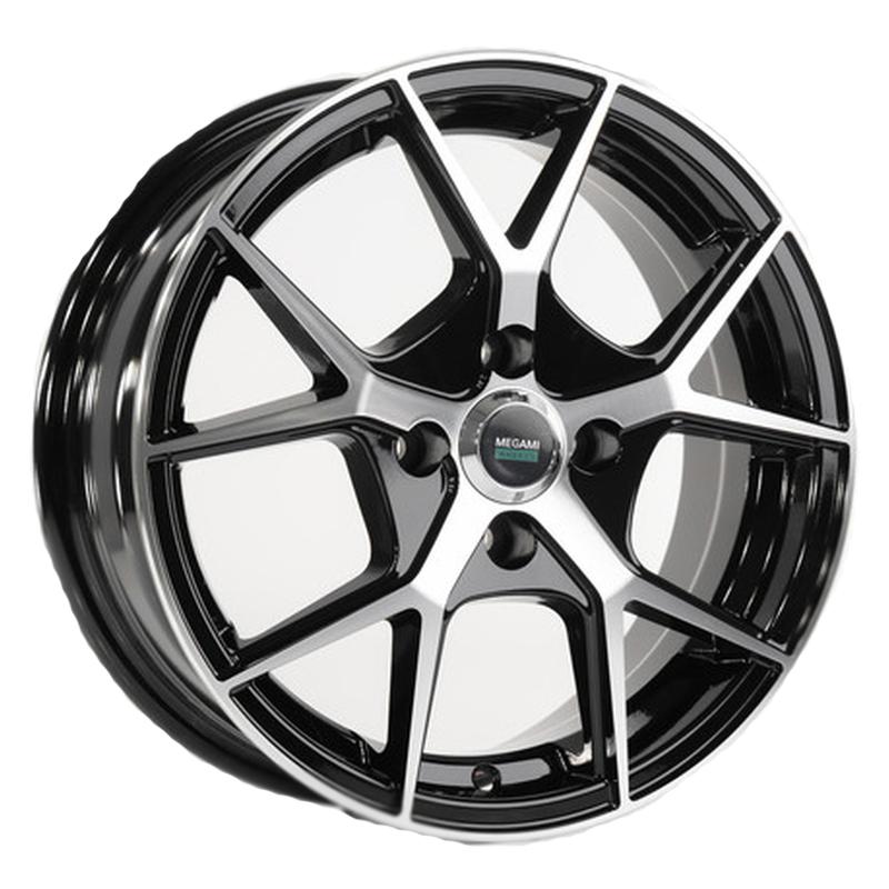 Литой диск Megami MGM-18 5.5x14 4x100 DIA60.1  ET43  BKF